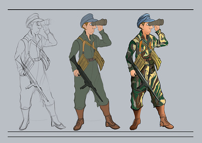 soldier character cncept animation cartoon cartoon character cartoon illustration comic art concept conceptual art daily art daily challange design flow illistration illustration art work