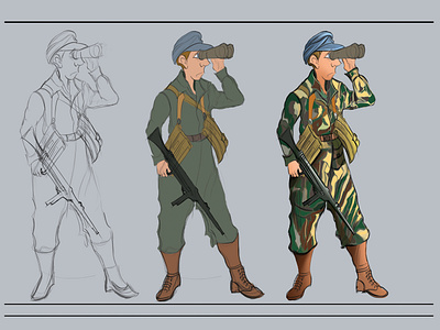 soldier character cncept