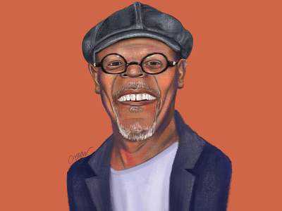 #samuel_jackson #caricature branding carricature cartoon characterdesign doodle illustraion jackson samuel