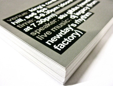 Momemtum Flyer print type