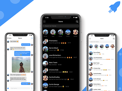 Chat App in React Native chat chat app chatting discord imessage message app messaging messenger react native telegram whatsapp