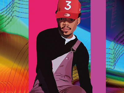 chancetherapper chancetherapper fanart illustration