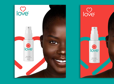 Love Cosmetics branding logo