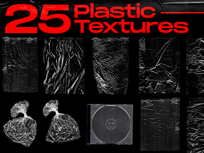 25 Plastic Textures photoshop wrinkle paper