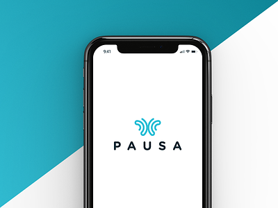 Pausa App Branding appstore product brand identity branding color palette designer ios logo design iphone application icon logo negative space pausa photo brandbook