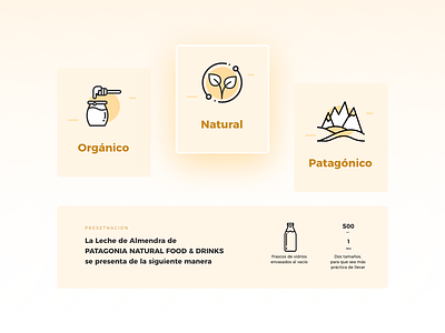 Icon design for Natural Patagonia website design icon design patagonia patagonia natural webdesign website