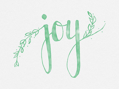 Joy calligraphy christmas hand drawn joy modern calligraphy