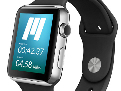 Modern Fitness // Apple Watch Mock app design apple apple watch branding fitness mockup ui user experience user interface design ux