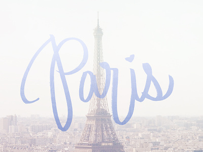 Pray for Paris hand lettered handlettering lettering ligatures paris pastels pray for paris typespire typography unsplash