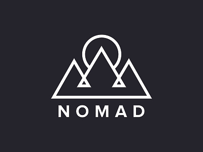 Nomad WIP branding line design lines logo logo design mark nomad simple mark wip