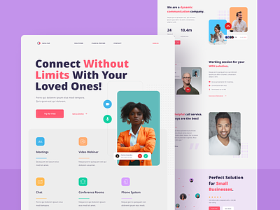 Hello Call - Exploration Landing Page