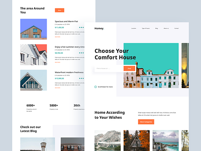 Real Estate - Exploration Landing Page