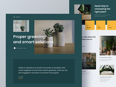 Interior Plants - Landing Page