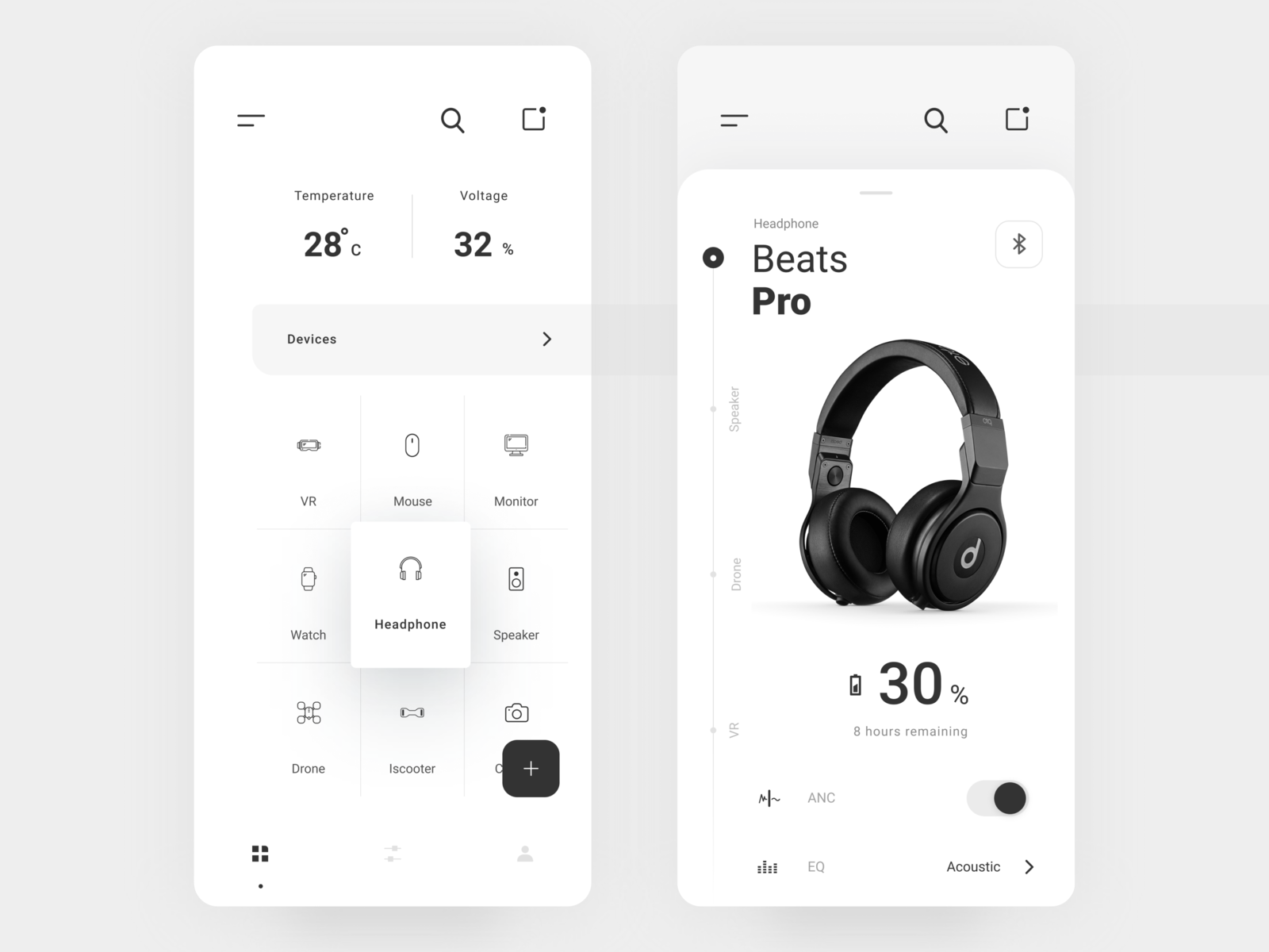 UI reference by Jana Reis | Dribbble