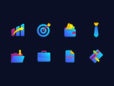 Business Icons business design download icon iconset jobs report statistic target transaction wallet