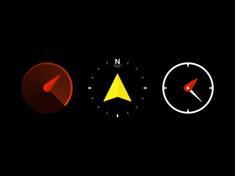 App Icons icon design compass altitude speed app icons icon icons set ios iphone watch os