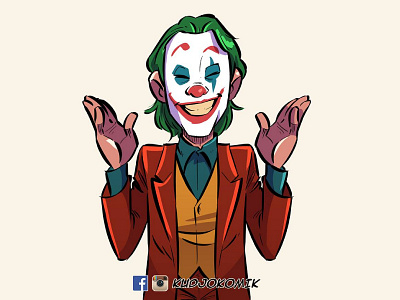 Joker dc comics dccomics design fanart illustration illustrator vector