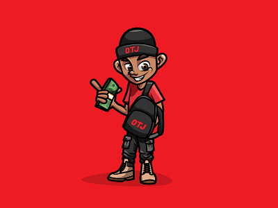 Urban Cartoon character cartoon cartoon character character city design gangster illustration mascot mascot character mascot design money swag urban vector