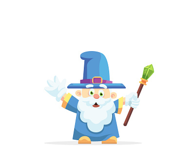 Wizard Character Illustration