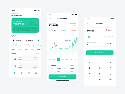 Stock Market - Mobile App