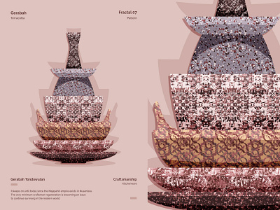 Gerabah Tondowulan abstract colorful craft decorative fabric fractal graphic design illustration indonesia java jombang organic ornament pattern design seamless pattern shop surface design terracotta vector