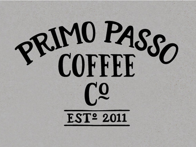 Marinagroh Primopasso04 905 branding coffee handlettering house lockup logo type