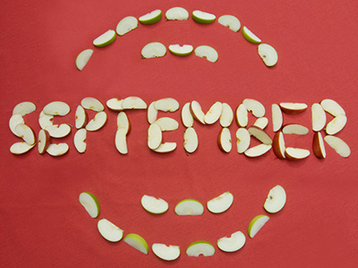 Craft Calendar / September apples calendar craft food handmade month september type