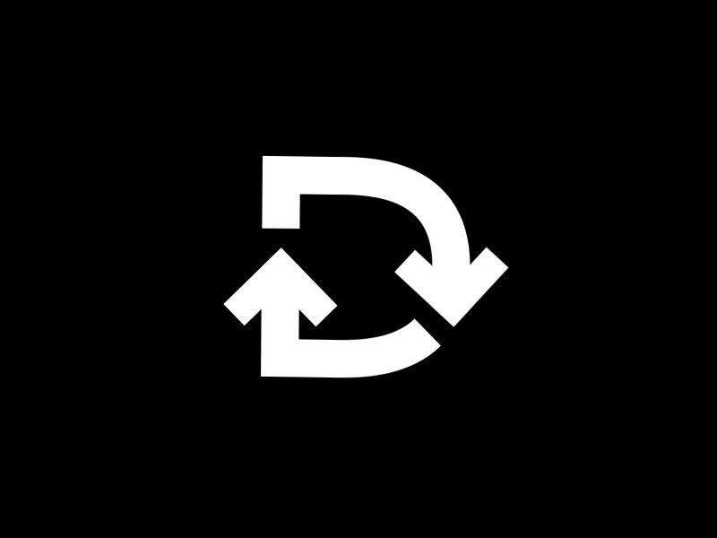 Concept Logo ae animation d letter logo motion