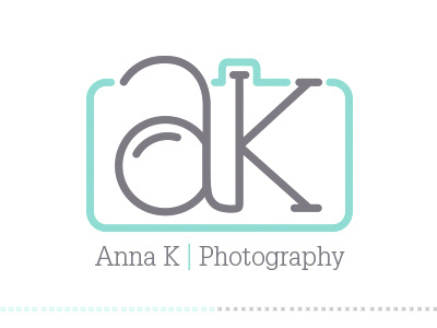 Anna K camera illustration logo photo photographer