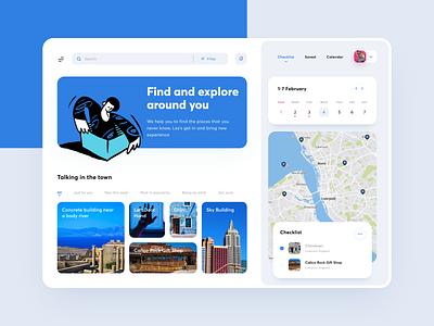 Dashboard - Explore and Travel