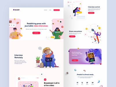 Landing Page - Pressful