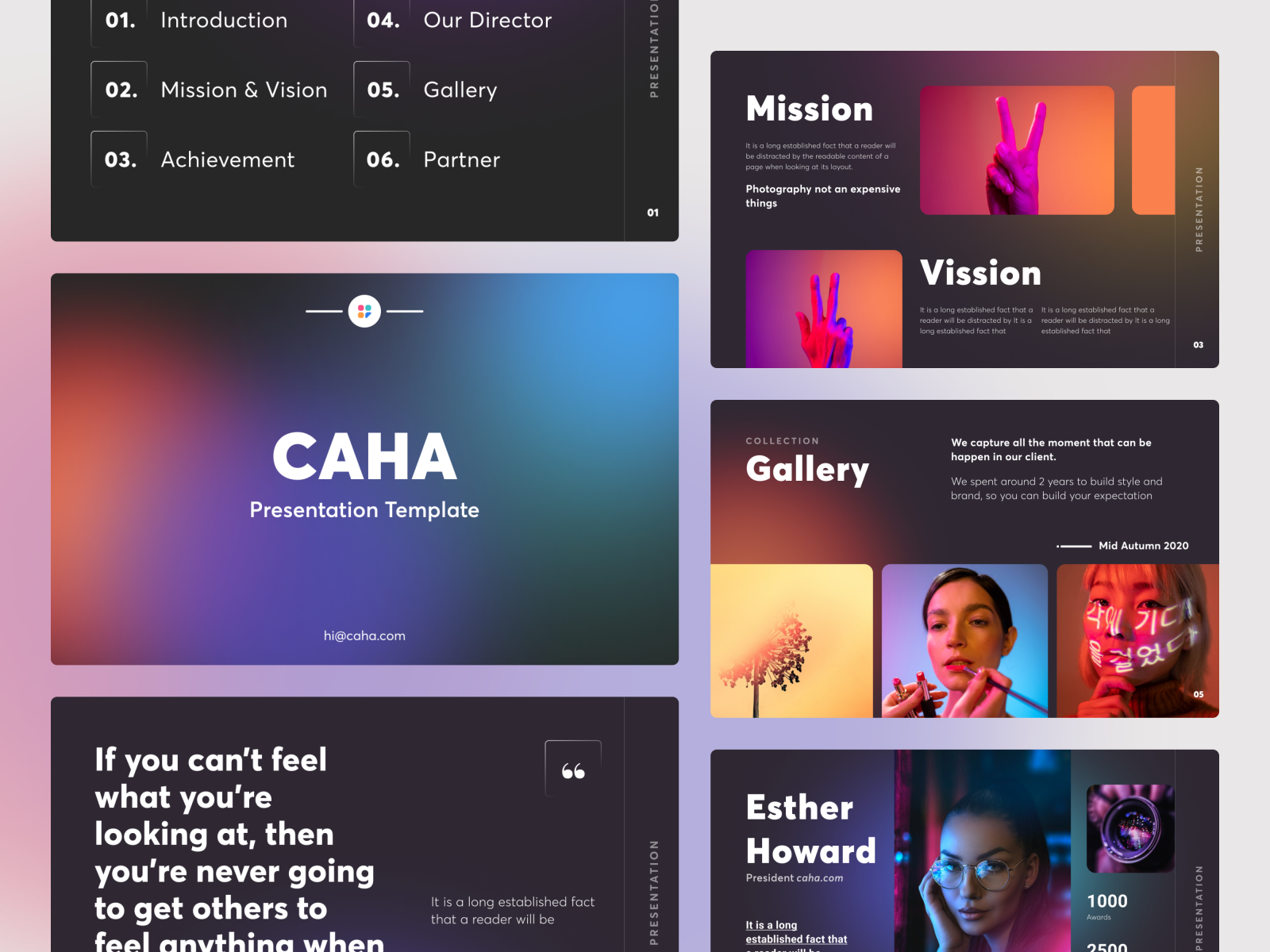 presentation dribbble