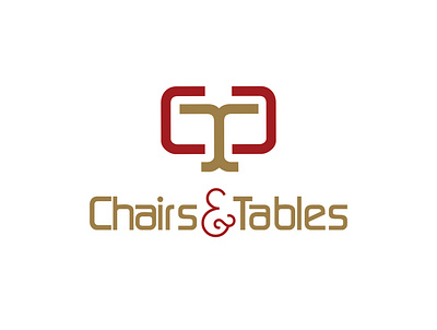 Chairs & Tables app art branding design flat graphic design icon illustration logo vector