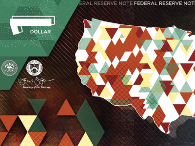 US Currency Project currency graphic design layout typography