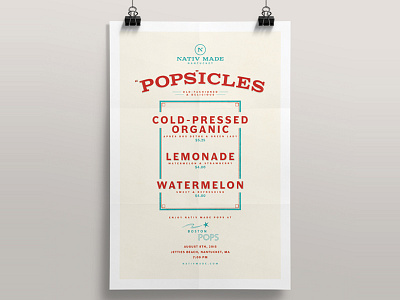 Nativ Made 'Pops'icles Poster