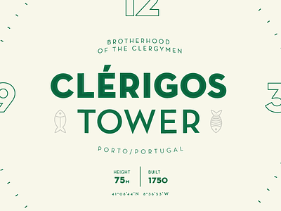 Monday Madness Week 1 - Clerigos Tower culture nautical porto portugal portuguese tower type typography