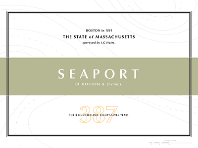 Monday Madness Week 9 - Optima boston history massachusetts nautical ocean optima sea seaport state typography us