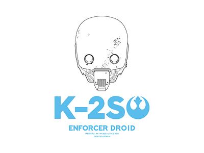 K-2SO Rogue One Licensing Art art disney droid k 2so licensing one rogue star typography wars