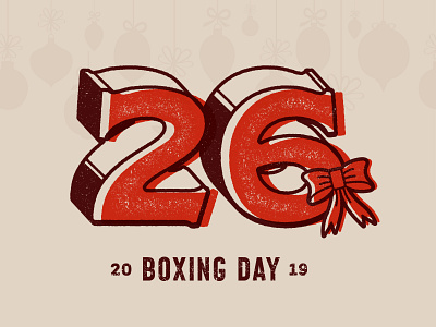 Advent Calendar Number 26 - BSDS Challenge boxing branding christmas design holiday holidays illustrator logo type typography winter