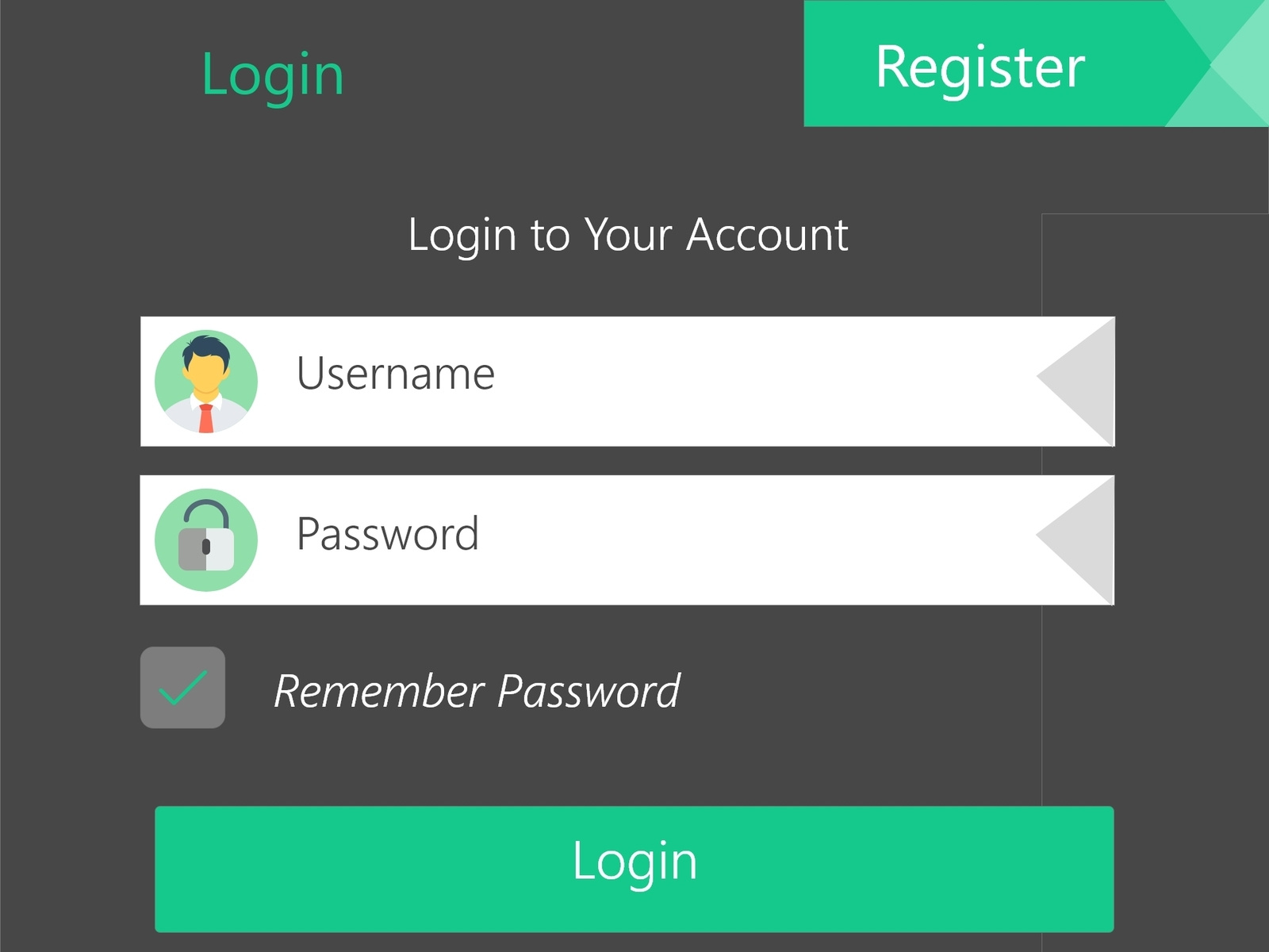  Login Page by Monika Guleria on Dribbble