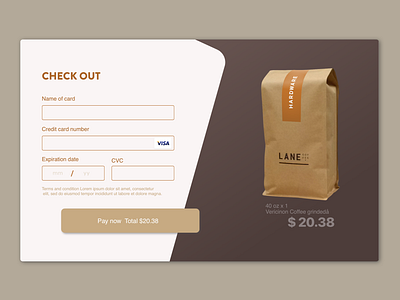 Credit card checkout | Daily 002 daily ui daily ui 002