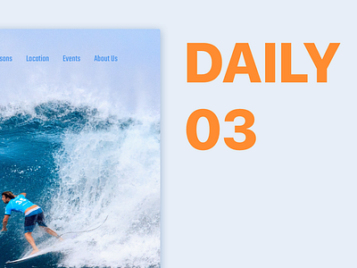 Landing Page | Daily 03 daily ui daily ui 003