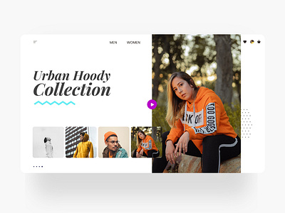 Web UI for a Clothing line