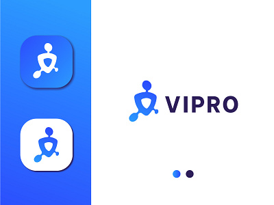 Virus Protection Logo branding design flat health icon logo minimal protection vector virus