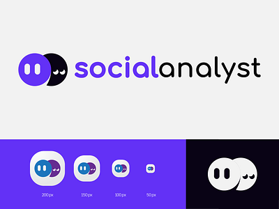 Social Analyst Design Logo analyst branding design emot icon ill illustration insecure logo minimal person psychics psychology social social life socialization vector