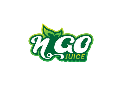 N'GO JUICE Logo Design Concepts branding design flat fresh fruit green icon juice logo natural vector