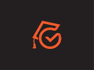 Verify Education approve branding check checklist design education flat logo minimal vector verify verivication