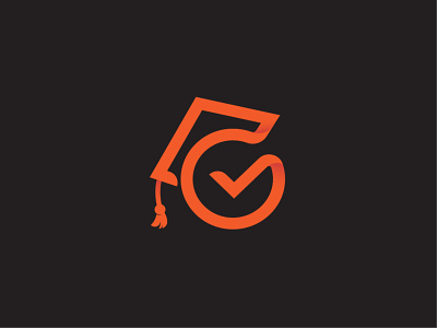 Verify Education approve branding check checklist design education flat logo minimal vector verify verivication