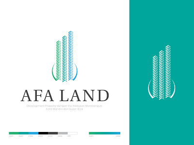 PT. AFA LAND Logo Design apartment brandidentity branding construction design housing logo mortage realestate vector