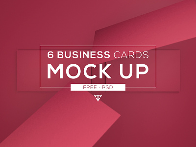 6 Business cards - Mock Up Free brand business card corporate download free freebies identity mock up mockup psd stationery template